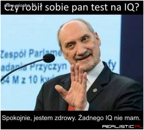 Spokojnie jestem zdrowy