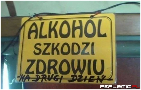 A tam zaraz szkodzi...