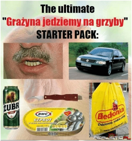 Starter pack na grzyby