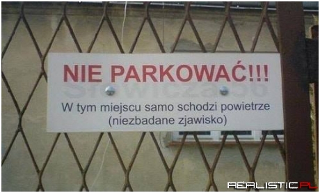 Takie ostrzeżenie xD