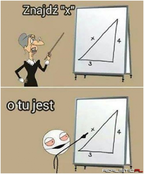 Znajdź X