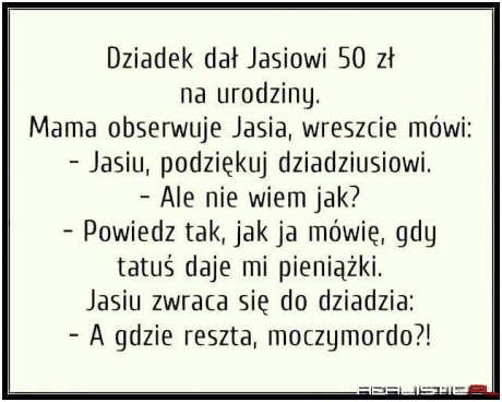 Dziadek vs Jasiu xD