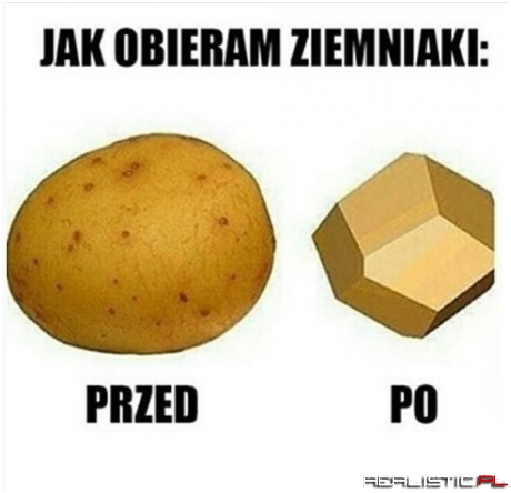 Obieranie ziemniaków