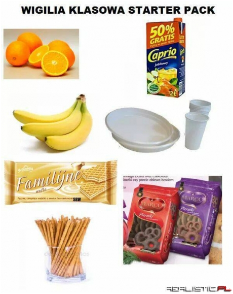 Starter pack na wigilię