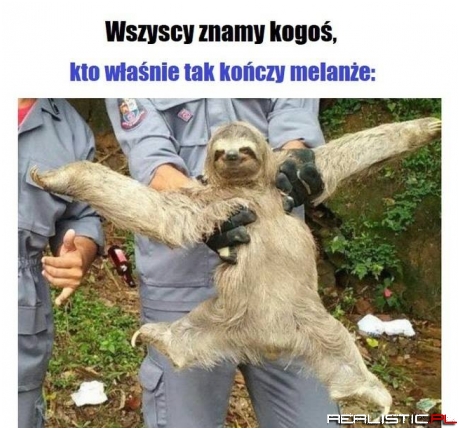 Gruby melanż był...