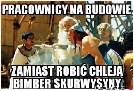 Pracownicy na budowie