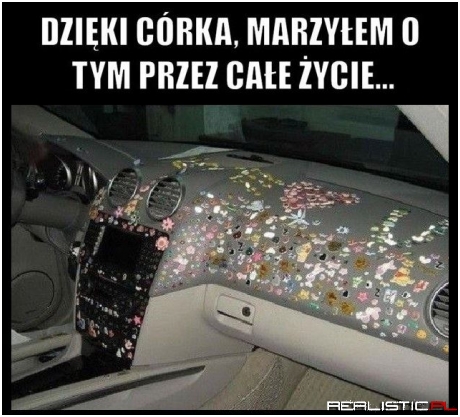 Córka i samochód