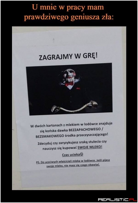 Geniusz zła ;)