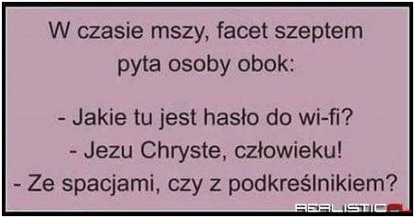Hasło do wi-fi