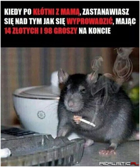 Po kłótni z mamą