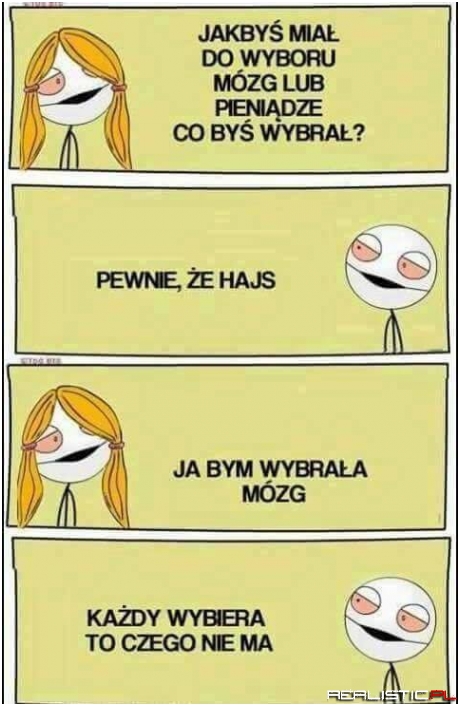 To jej powiedział xD
