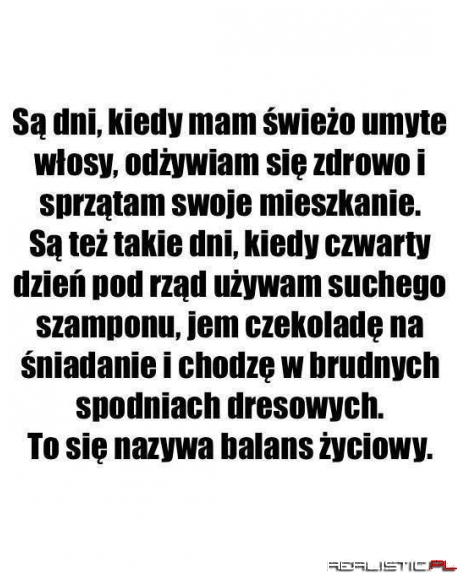 Życiowy balans