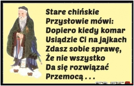 Chińskie przysłowie
