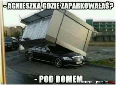 Dobrze, że nie pod blokiem