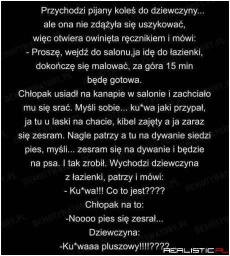Pijany koleś vs dziewczyna